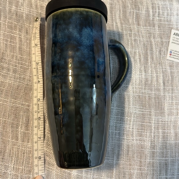 Ceramic Mug with travel top - Picture 3 of 5